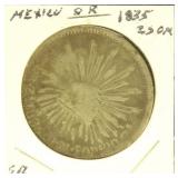 Mexico Coins 1835 ZS OM 8 real