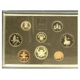 Great Britain Coins 1986 8 piece proof set in orig