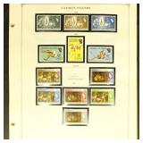 Cayman Islands Stamps Used Mint NH on album pages