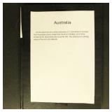 Australia Stamps Used on stockbook, CV $1268.20