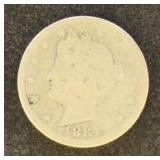 US Coins 1884 Liberty Head Nickel, good