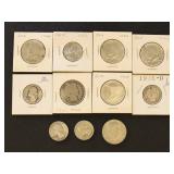 US Coins Group of Silver Coins