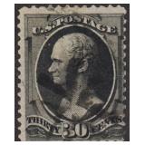 US Stamps #154 Used, CV $300