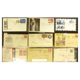 US Stamp Covers 20th century Postal History mix wi