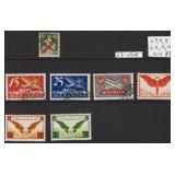 Switzerland Stamps Airmail, Min and Used, CV $228.