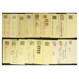 Canada Stamps envelopes and postcards Mint and Use