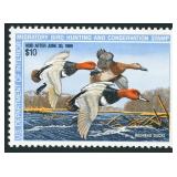 US Federal Duck Stamp #RW54 Mint NH $10 Redhead Du