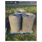 3 rolls of 29 inch welded wire.