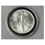 1987 Walking Liberty Silver Dollar in Case