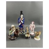 Vtg. Chinese, Italian, Aviary Figures & More