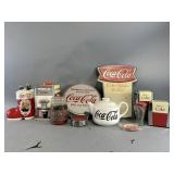 Coca-Cola Cookie Jars, Signs, Coasters, & More