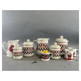 Vtg Coca-Cola Cookie Jars, Mugs, Pitchers, & More