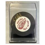 Signed Detroit Red Wings Hockey Puck