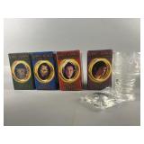 Vintage Lord Of The Rings Light Up Glass Goblets