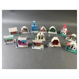 Vintage Paper Christmas Village Made in Japan