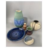 Native American Vases Plates & Pottery Pieces