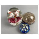 2 Murano Paperweights and More