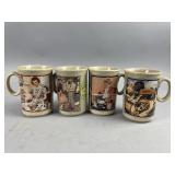 Vintage Watkins Ceramic Coffee Cups