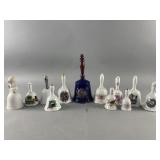 Vintage Cobalt Blue Ceramic Bell & More