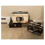 Lock Boxes , Portable Black & White Tv & More