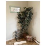 Faux Plant , Magazine Rack & More