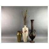 Various Tall Vases: Brass & More