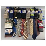 Lot of Men Socks, Ties & More