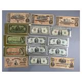 Vintage & Antique Bills Canadian American & CSA