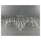 Boopie Clear Anchor Hocking Sherbet Glasses