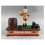 Cast Iron Bank "Trick Dog"