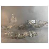 Fostoria Sunray Glacier Glass Lot