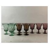 Fostoria Jamestown Swirl Glasses: Various Colors