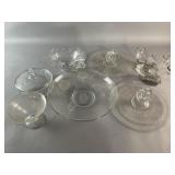 Fostoria Etched Design Assortment