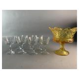 Fostoria Naverre Amber Crown Bowl & More