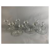 Vintage Fostoria Candlestick Holders