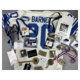 Len Barney Jersey and Memorabilia