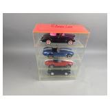 Diecast Cars and Display Case