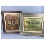 Tiger Painting Signed Rex and More