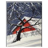 Vintage Eyvind Earle Christmas Card