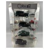 Vintage Colibri Display Case With Die Cast Cars