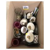 Box of Misc Dishes, Glassware