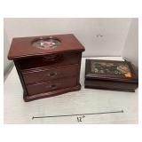 2cnt Jewelry Boxes with mIsc Jewelry