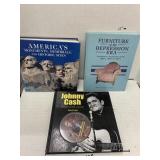 Johnny Cash Book, America Book, and Furniture