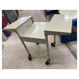 Metal Table with Fold Down Sides