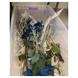 Large Tote w/Vrty. Christmas Decor Branches,