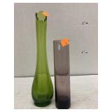 2 Ct. Colorful Glass Vases