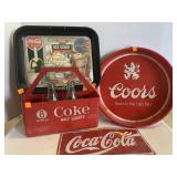 Trays, Bottle Carrier Coca Cola & MISC