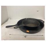 2 Ct. Cast Iron Skillets