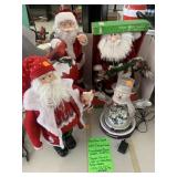 3cnt Santaï¿½s and Snowman