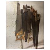 Lot of Hand Saws